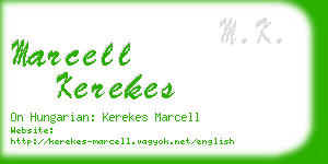 marcell kerekes business card